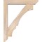 Ekena Millwork Balboa Slat Smooth Bracket w/ Offset Brace, Douglas Fir, 5 1/2"W x 30"D x 36"H BKT0604X30X36BOA06SDF - alternate 2